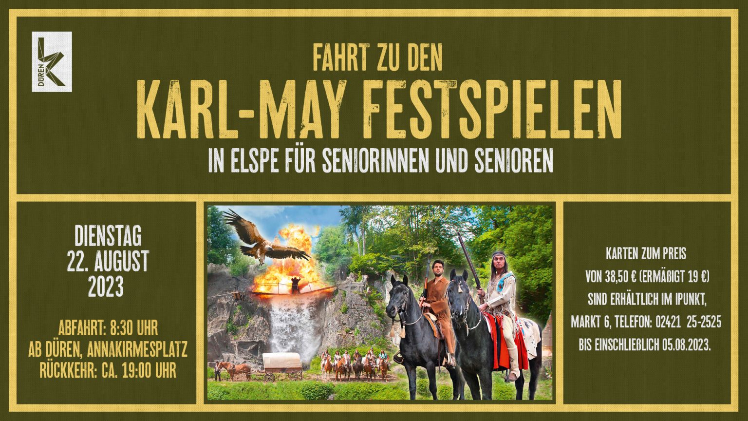 Seniorenfahrt Am August Zu Den Karl May Festspielen In Elspe