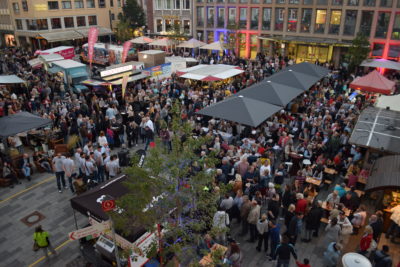im Oktober auf dem Dürener Marktplatz