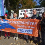 Nörvenich im Oktober 2021: Protest gegen Atomkriegsmanöver