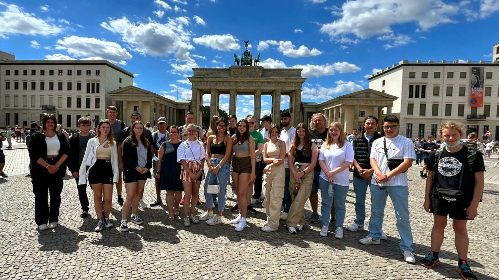 Gruppenfoto am Brandenburger Tor