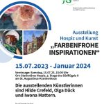 "Farbenfrohe Inspirationen" - Kunstausstellung im Stationären Hospiz am St. Augustinus-Krankenhaus Düren