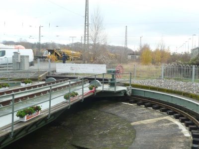 Die Drehscheibe des Dürener Bahnhofs ist eines von vielen Denkmälern, die am 10. September in Düren zu besichtigen sind.