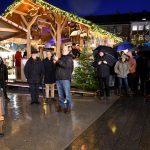 Bürgermeister Frank Peter Ullrich eröffnet den Weihnachtsmarkt
