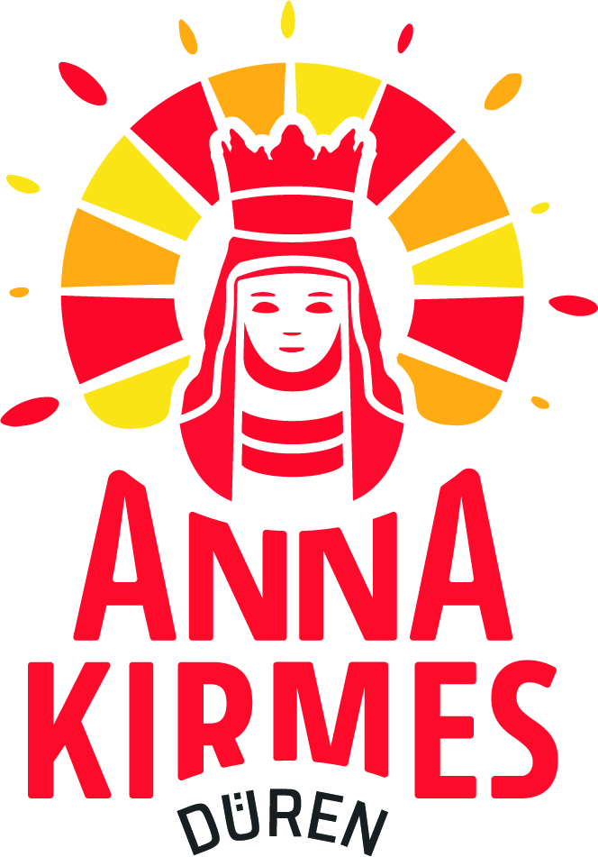 Logo Annakirmes bunt auf weißem Hintergrund