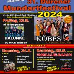 Mundartfestival 2024: Köbes Underground tritt auf, JP Weber wird Ehrenmitglied der AG Schnüss