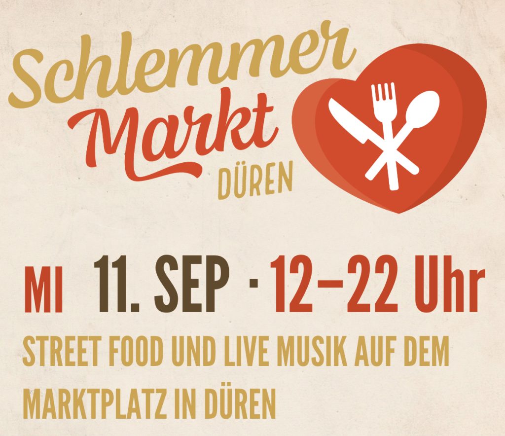 Plakat Schlemmermarkt (Auszug)