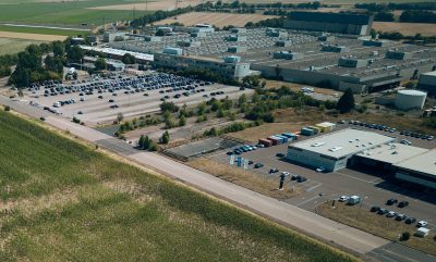 Das Dürener Neapco-Werk aus einer Drohnenperspektive