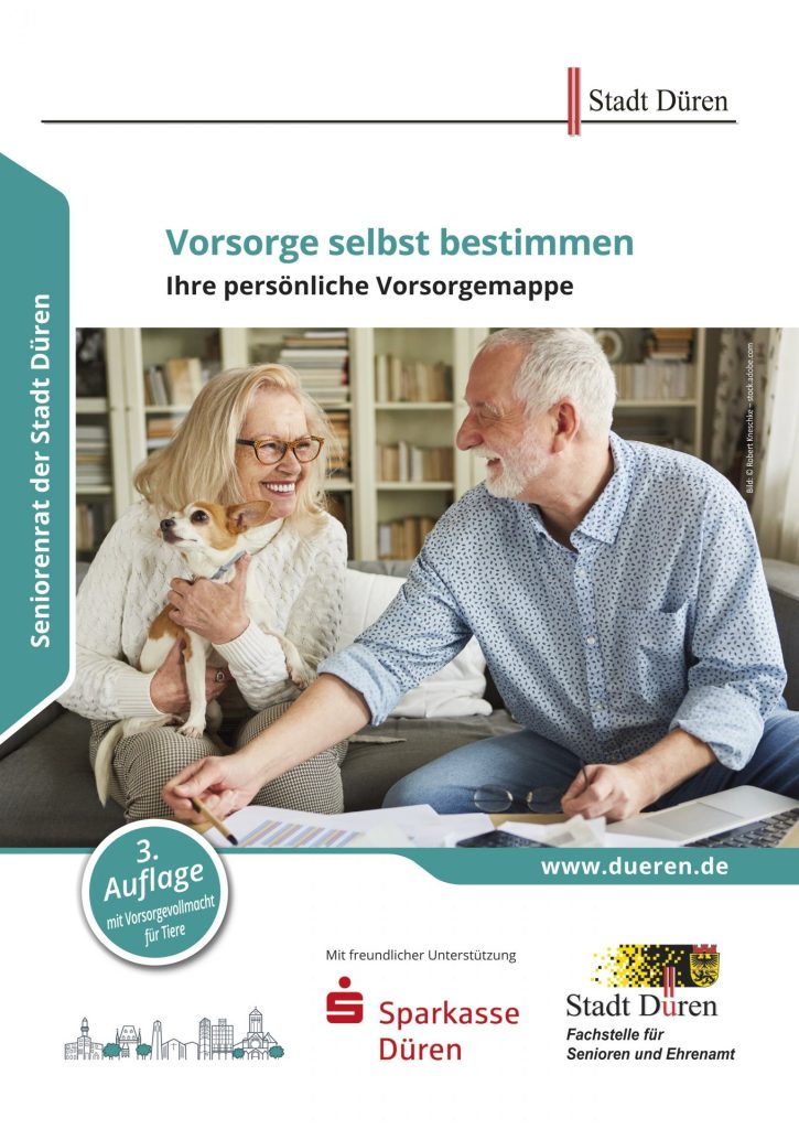 Titelseite der Vorsorge-Broschüre