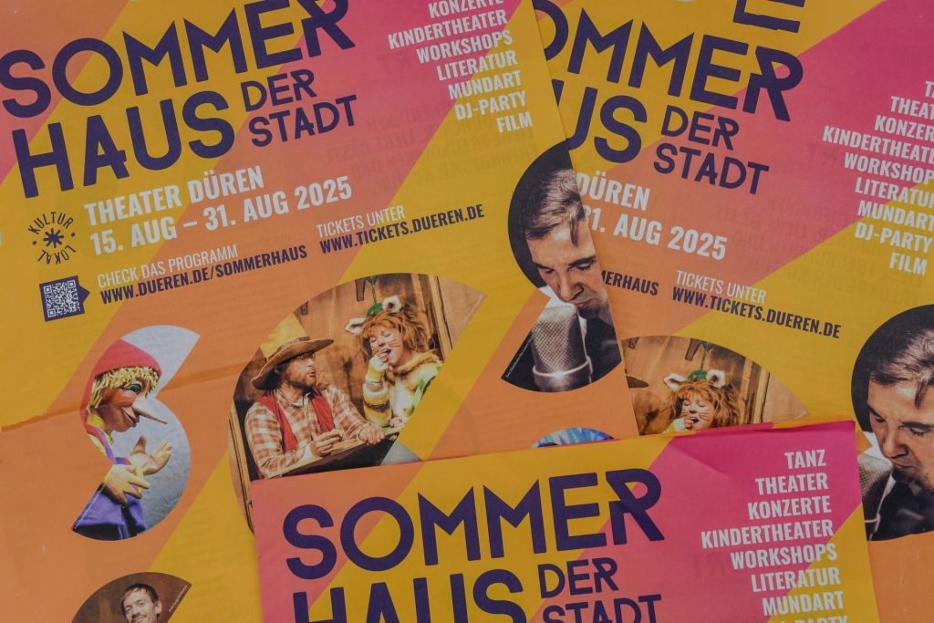 Sommerhausbroschüren - Collage