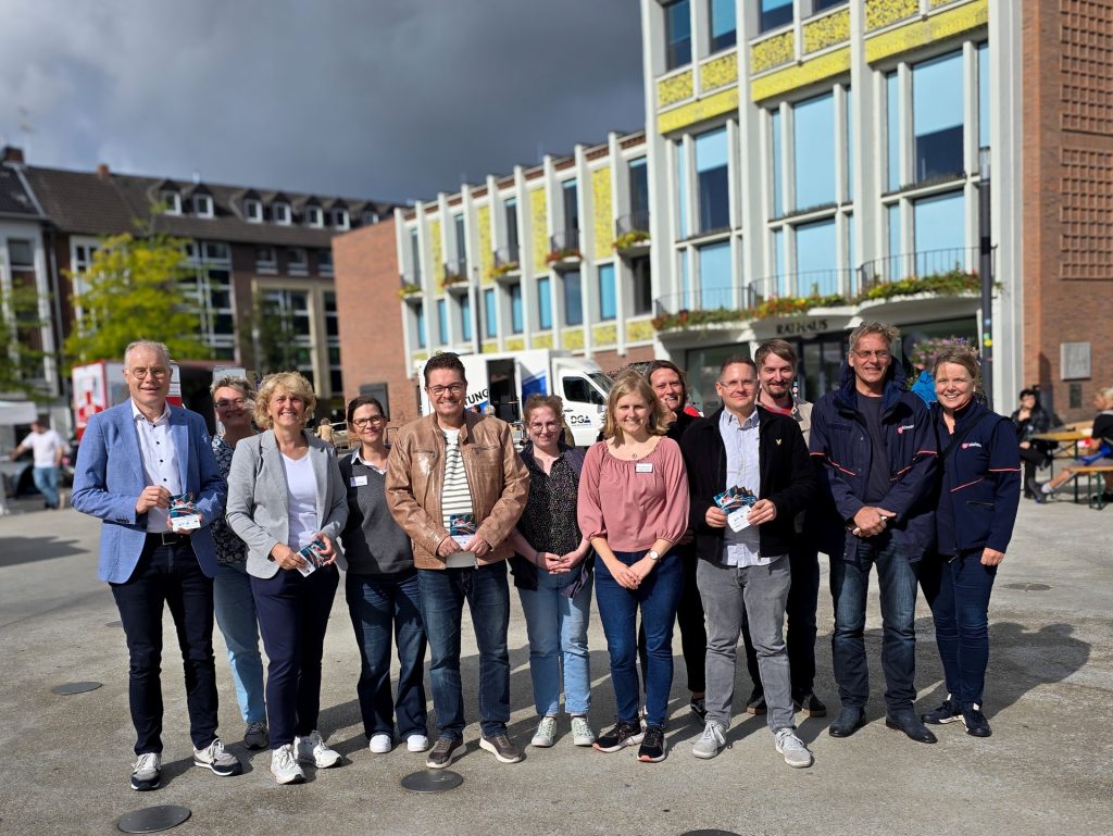Gruppenbild mit Menschen