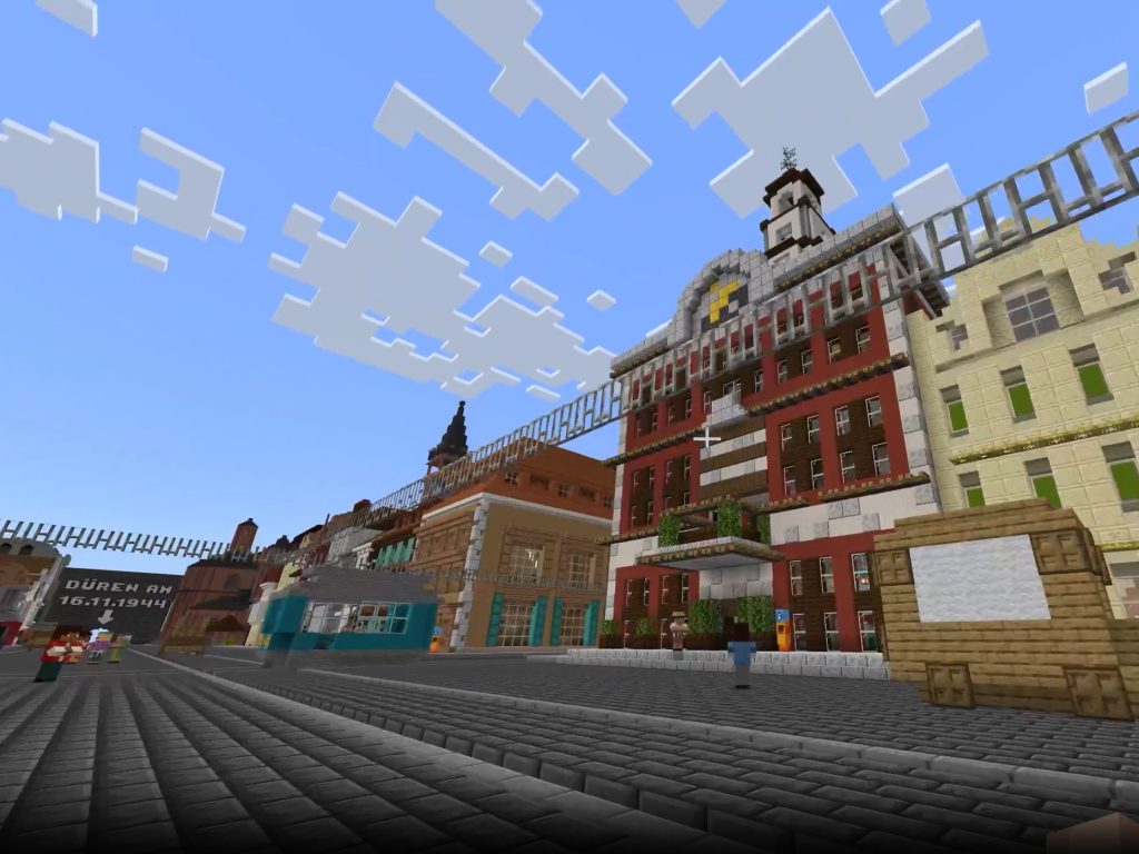 Screenshot aus einem Minecraft-Video