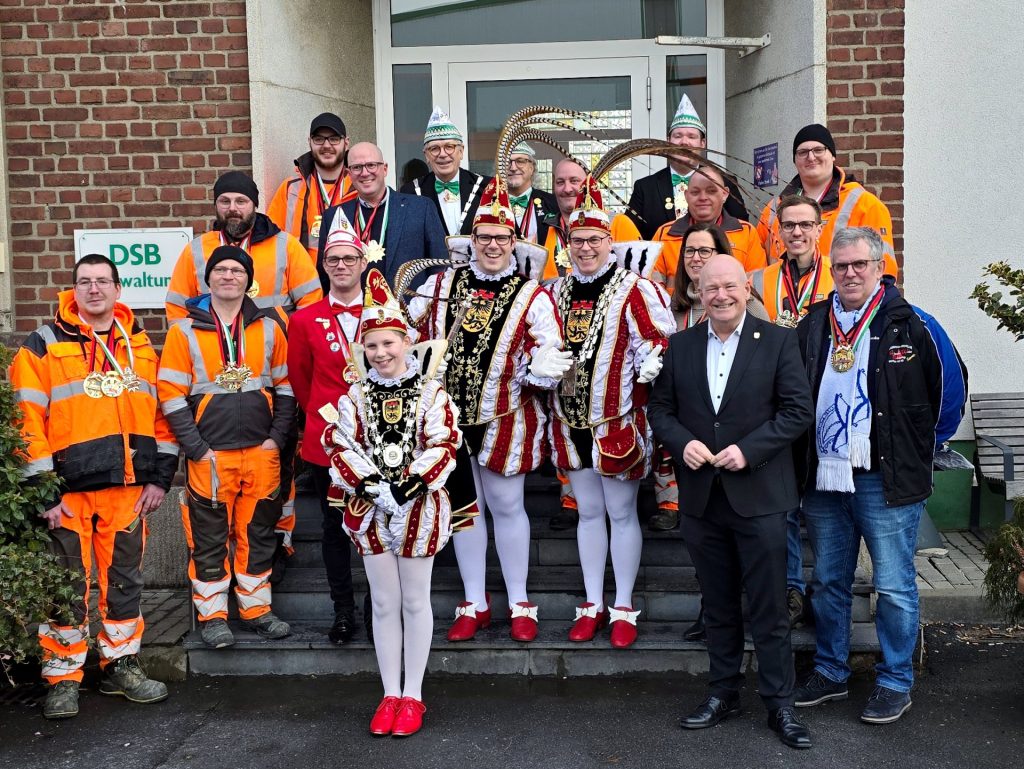 Gruppenbild mit Menschen