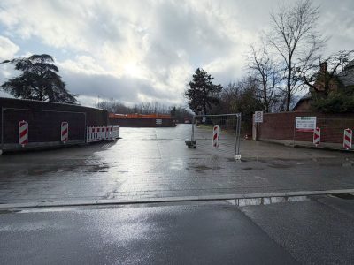 Einfahrt zum DSB-Wertstoff-Center