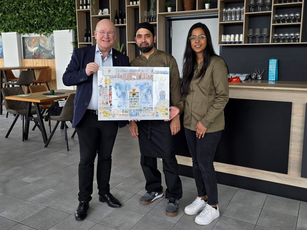 Gruppenbild mit Menschen