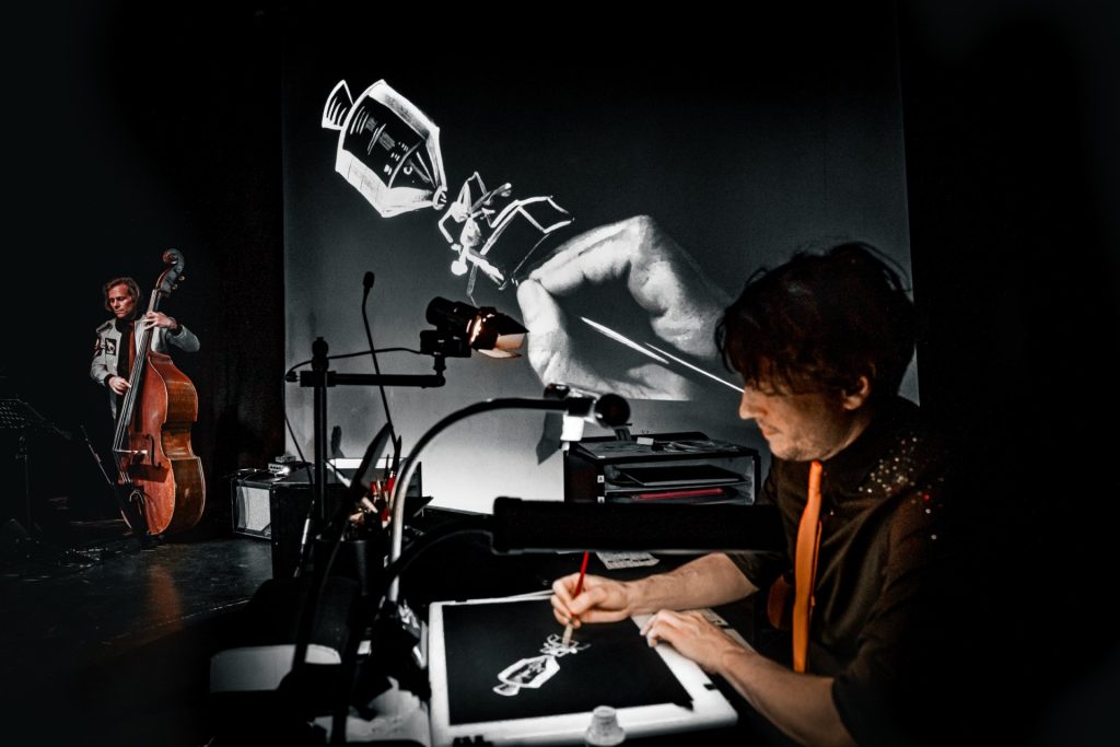 Bühnenszene im Theater