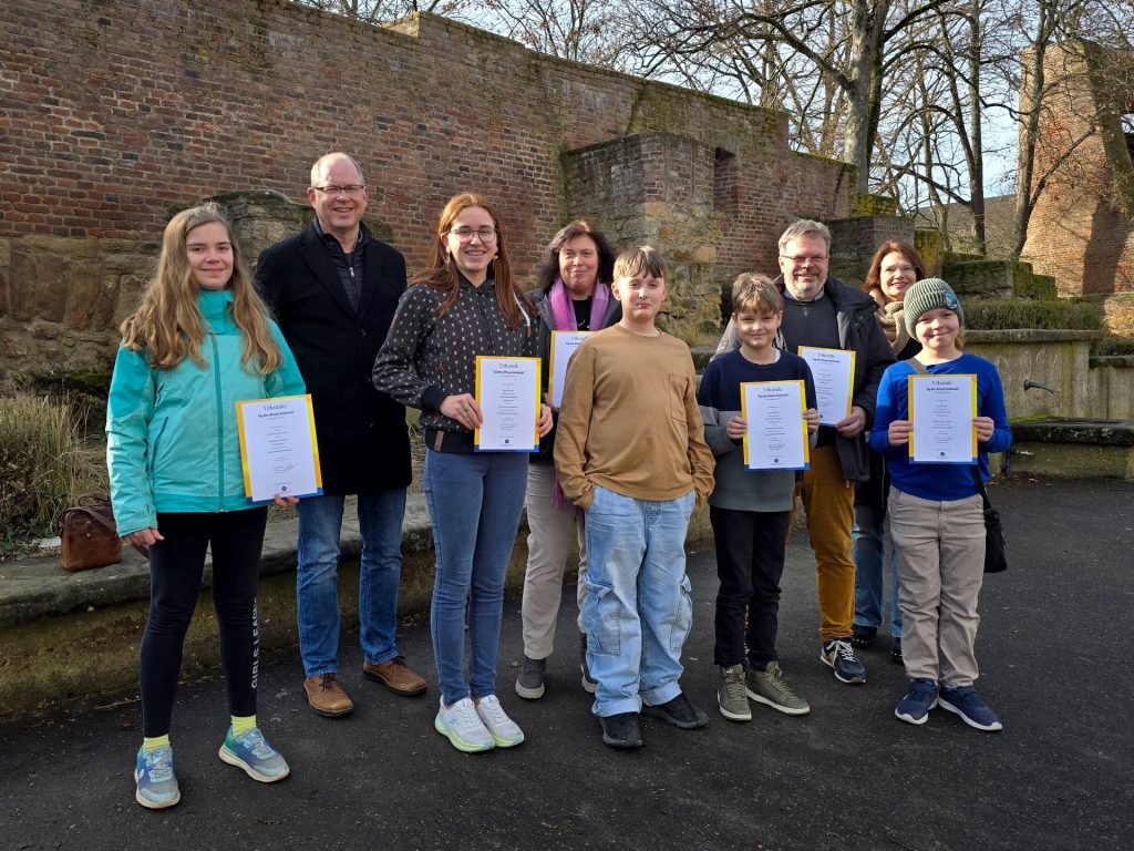 Gruppenbild mit Menschen
