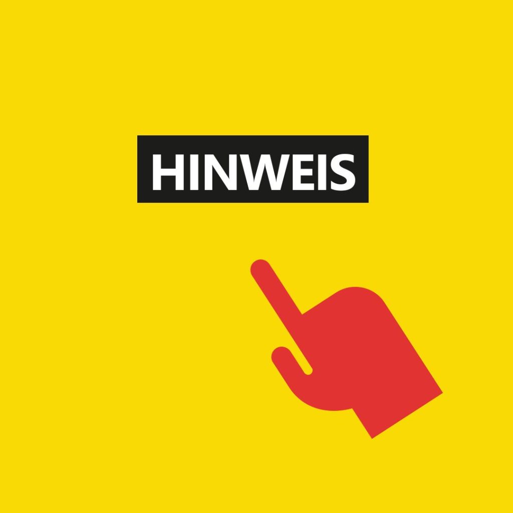 Hinweis