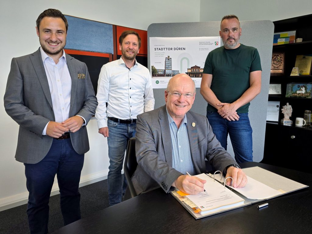 Gruppenbild mit Menschen