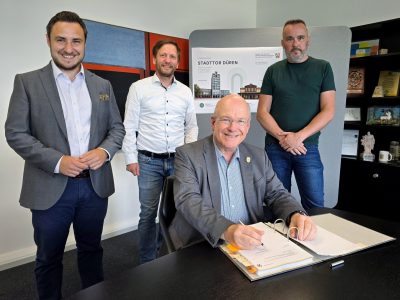 Gruppenbild mit Menschen