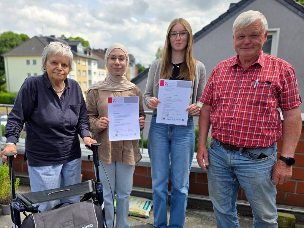 Gruppenbild mit Menschen