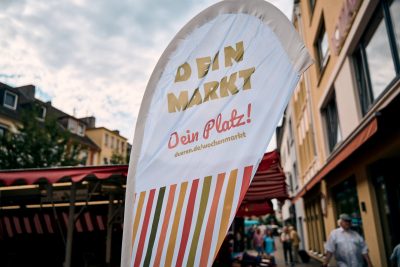 Szene vom Wochenmarkt
