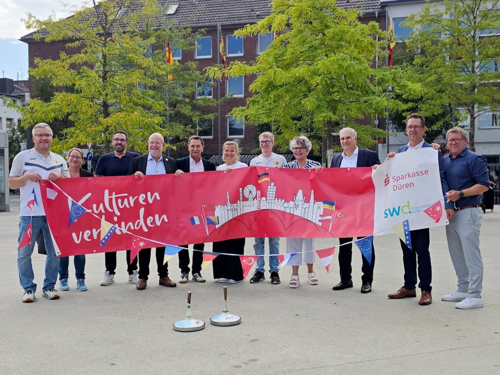 Gruppenbild mit Menschen